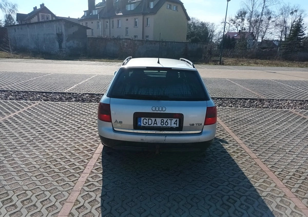 Audi A6 cena 5500 przebieg: 435000, rok produkcji 1999 z Świątniki Górne małe 46